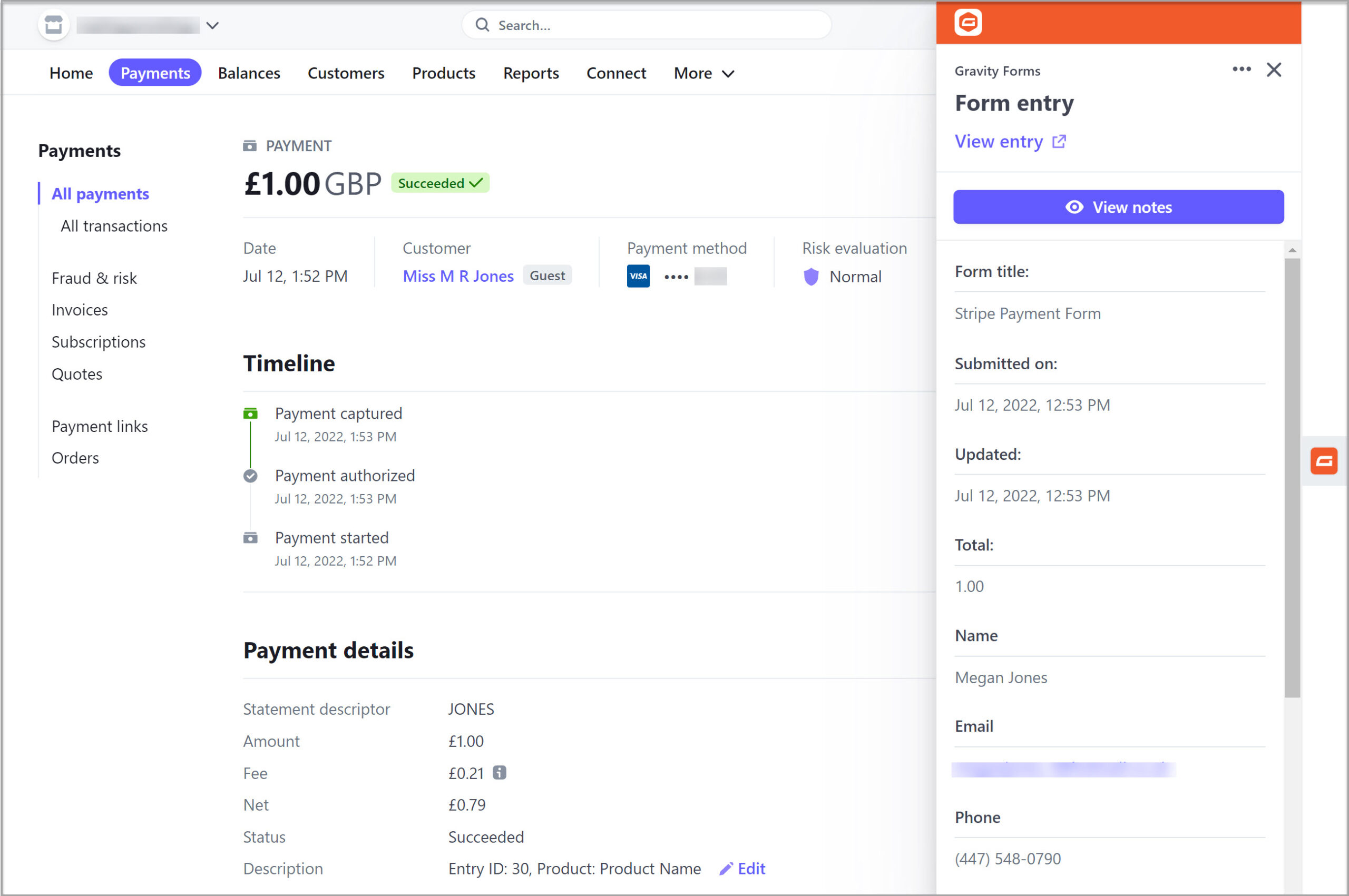Gravity Forms Stripe App - Stripe Marketplace